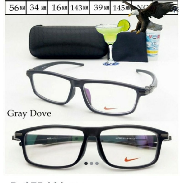 frame kacamata minus sporty premium murah ringan