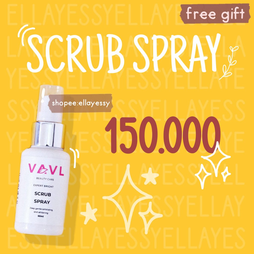 VAVL SCRUB SPRAY FOR FACE AND BODY