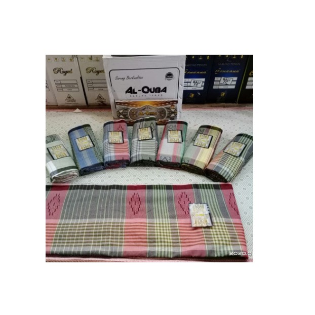 Kain Sarung dewasa Al-Quba motif tenun