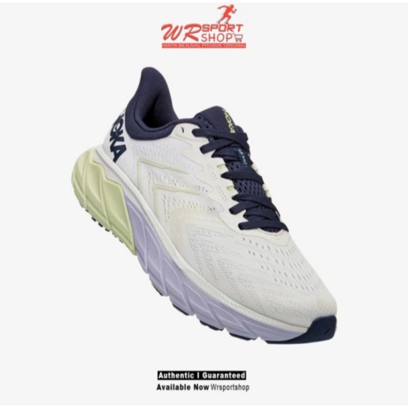 Hoka One One Arahi 5 Wide Womens Running - Blanc De Blanc ORIGINAL