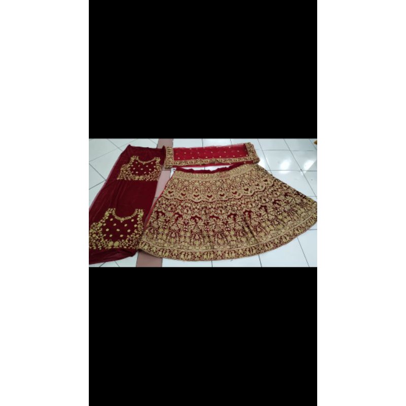 lehengga india lengga india sarung pengantin baju india pesta pernikahan lehengga wedding jodhaakbar