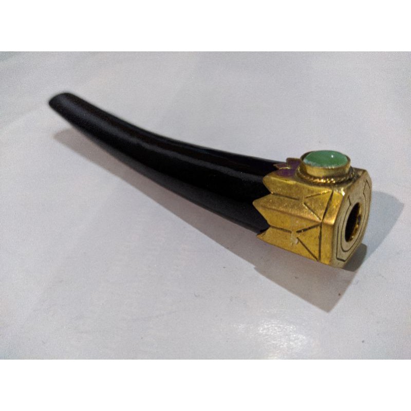 Pipa Rokok Once Full Galih Gelor Dihiyasi Alpaka 12Cm