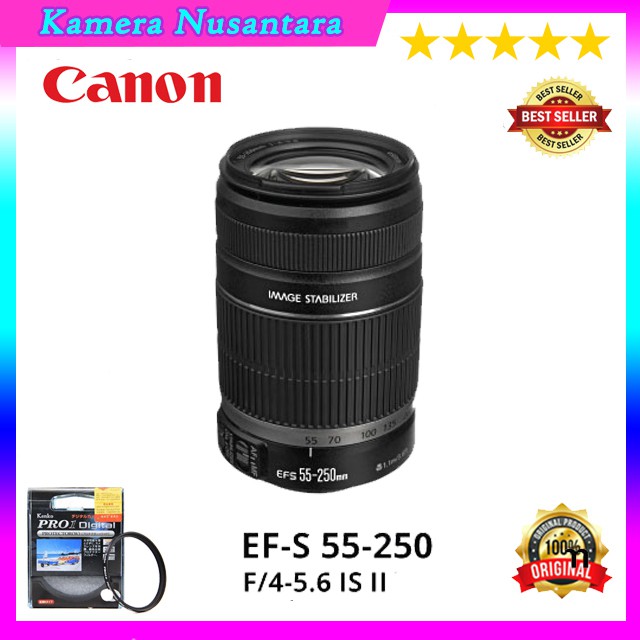Canon EF-S 55-250MM f/4-5.6 IS II / CANON 55-250 / 55-250MM - ORIGINAL