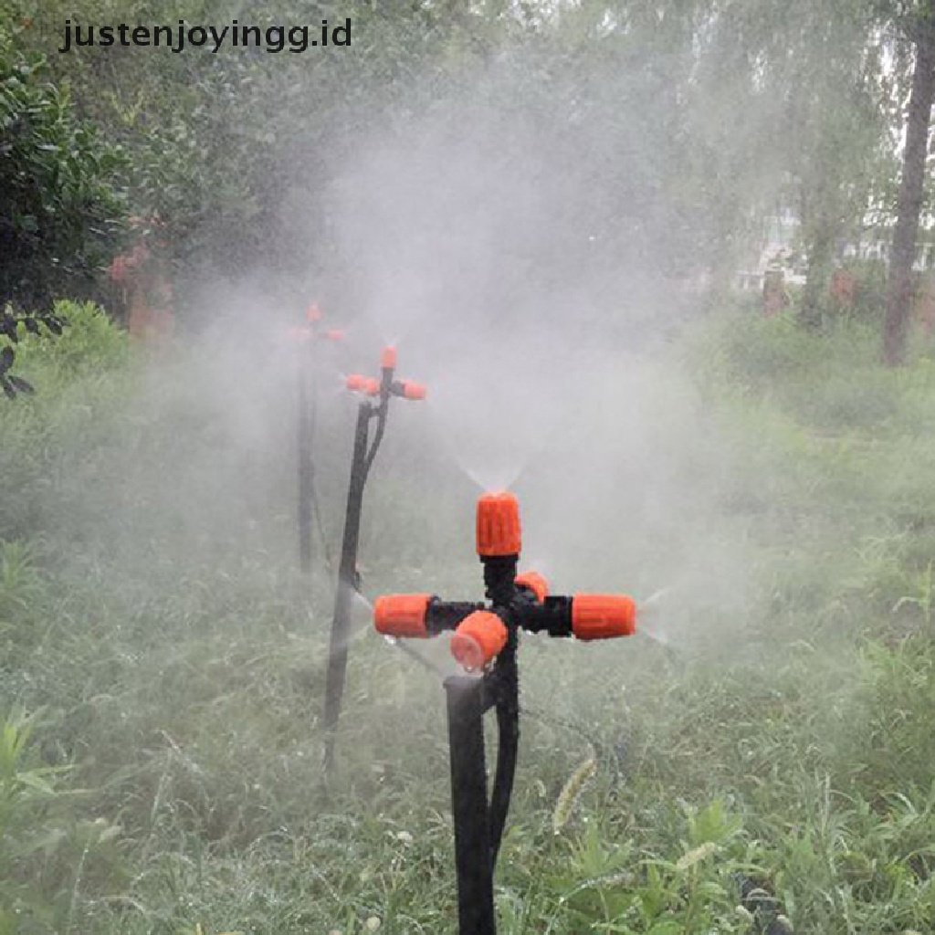 Alat Penyiram Tanaman Otomatis 360 Derajat Untuk Taman° 5 Nozzle Sprinkler Dapat Berputar