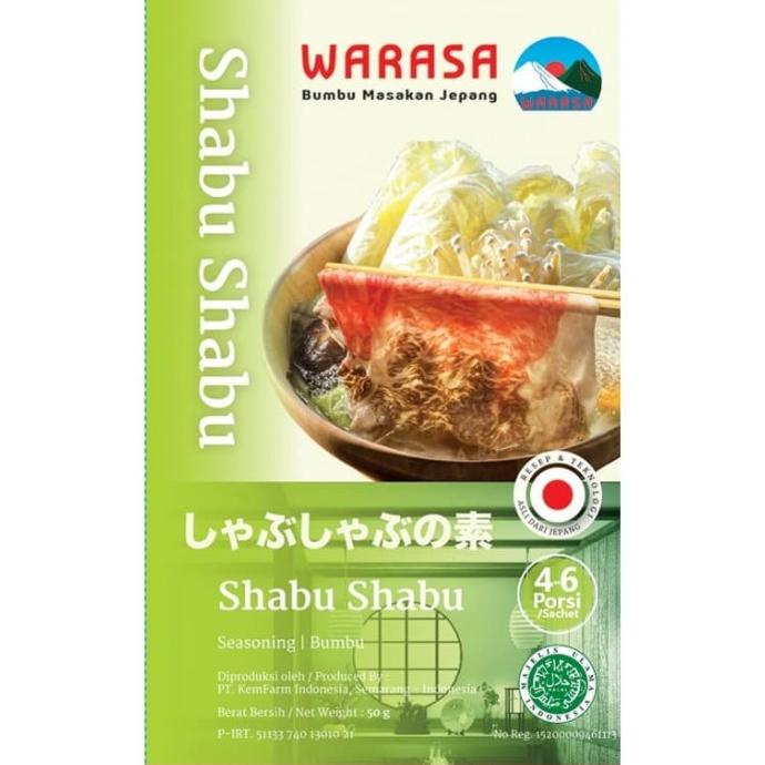 

Warasa Bumbu Shabu-Shabu Sauce - Non MSG (Qty. 1 pack)