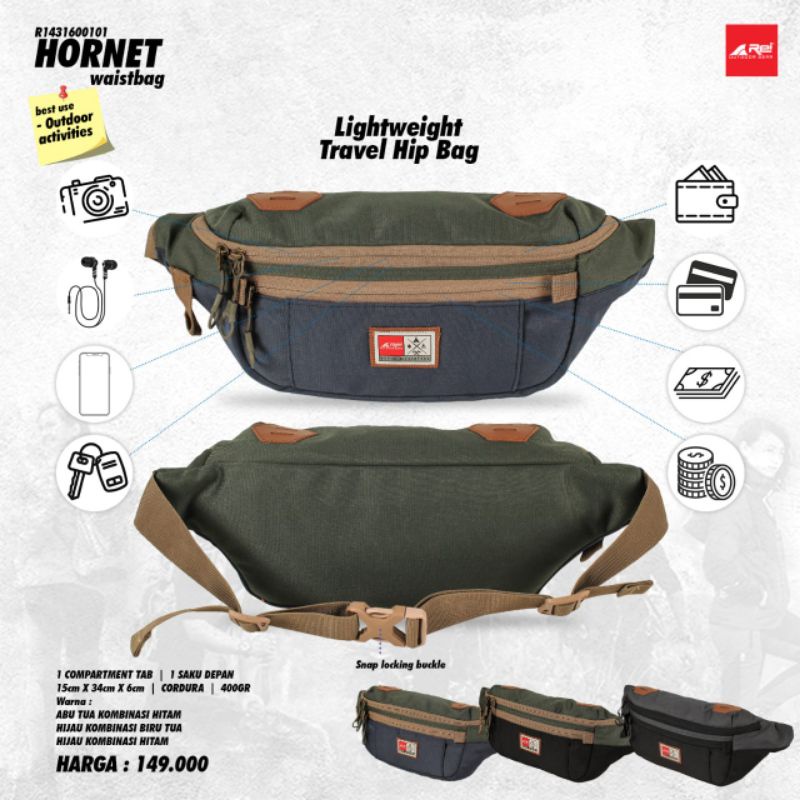 Tas Pinggang Waistbag Arei Hornet Original Termurah