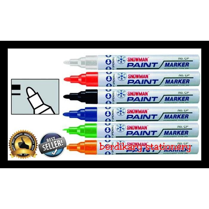 

Spidol Snowman Paint Marker Terlengkap