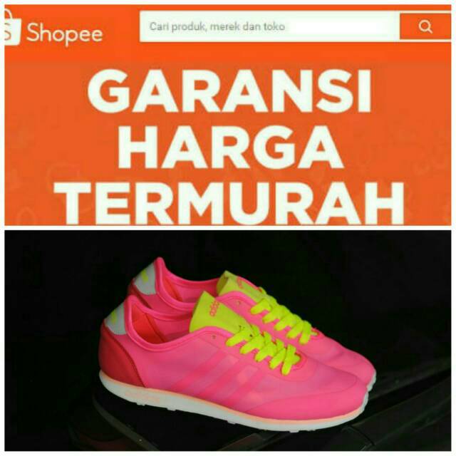 Sepatu Original Adidas Neo Groove Pink - Sneakers Adidas Neo Groove Original Shoes