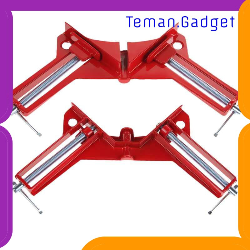 TG-DE029 Taffware Clamp Penjepit Sudut Frame Kayu 90 Derajat 75mm ZK1478100