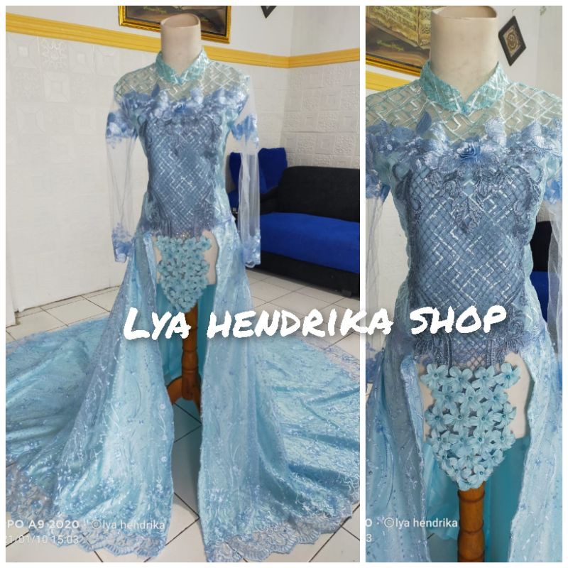 Kebaya pengantin+ekor