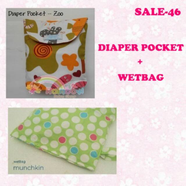 Diaper Pocket + Wetbag (sale-46)