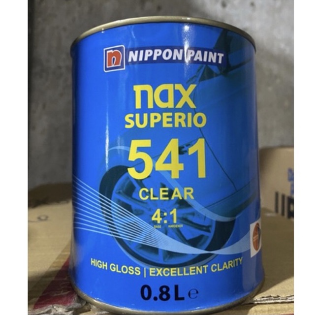 Clear Vernis Pernis Nippon Nax Superio 541 @ 1 Liter Set/ Clear PU/ Clear Coat