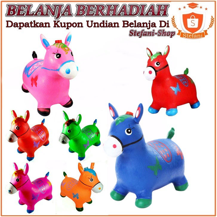 MAINAN TUNGGANG KUDA JUMPING ANIMAL MUSIC | Shopee Indonesia