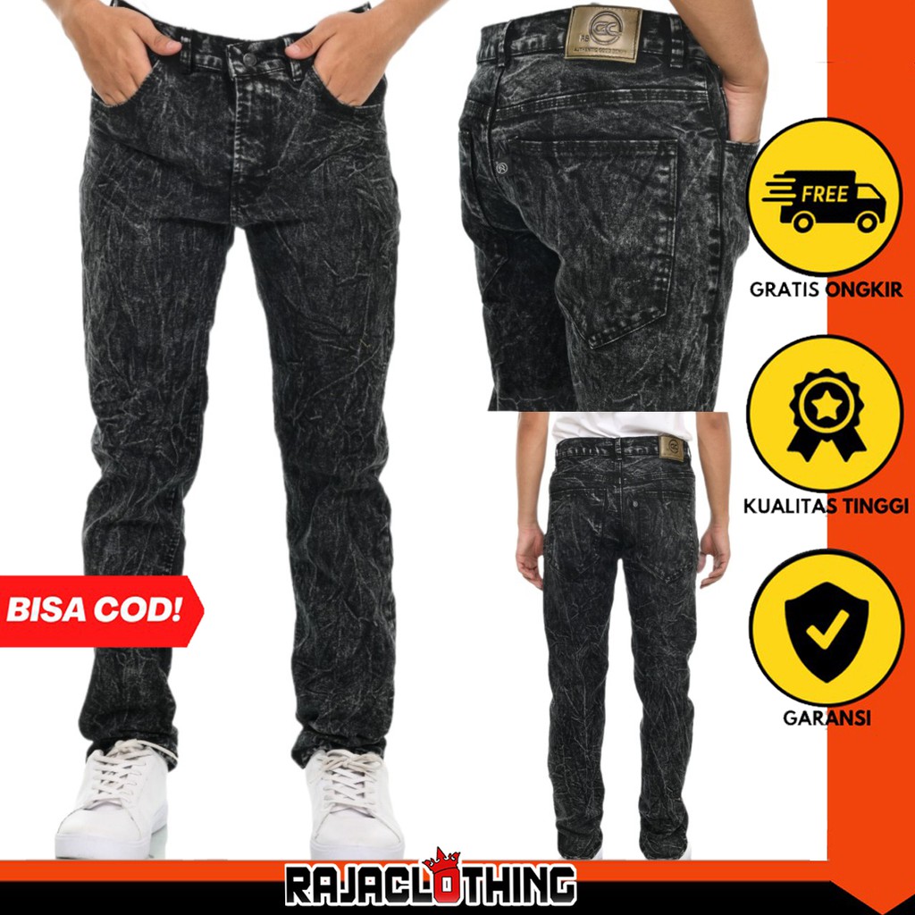 RCL - CELANA SLIM FIT SANWASH HITAM GC AUTHENTIC GOOD DENIM / CELANA JEANS BLACKWASHING ORIGINAL GC JEANS / CELANA JEANS GC BLACKWASHING / BLACKWASHING JEANS ORIGINAL GC / CELANA JEANS GC / BLACK WASHING JEANS