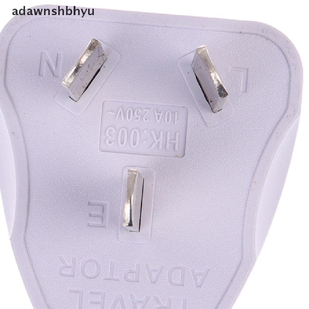 Adaptor Colokan Listrik Travel Universal adawnshbhyu USA EU EURO Asia to AU Australia 3pin