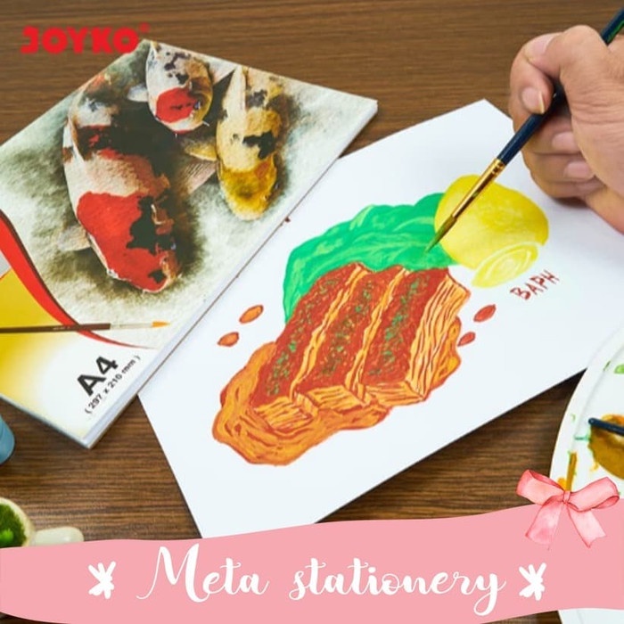 

Sketsagambar- Watercolor Pad / Buku Cat Air Akrilik Joyko Pad-2000 A4 -Buku-Gambar-Sketsa.
