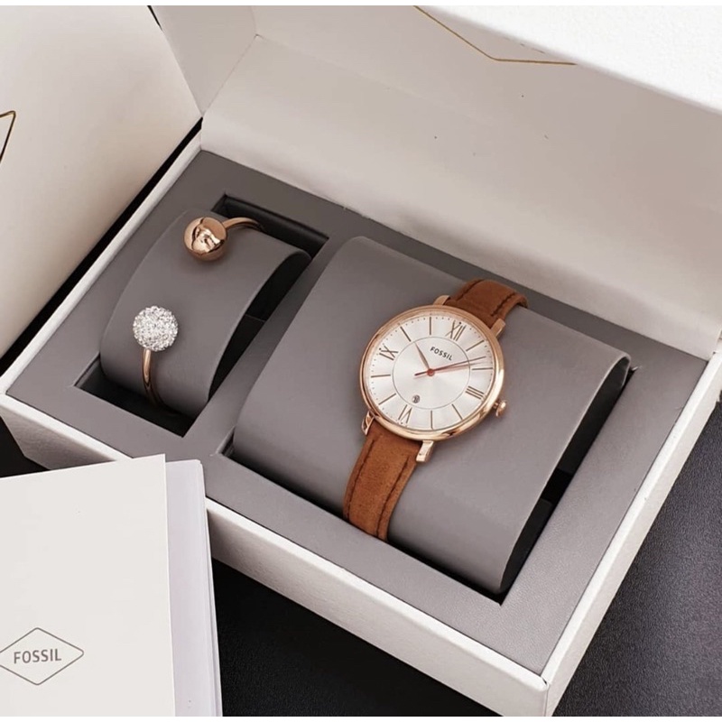 Jam Tangan Fosil Strap kulit Original