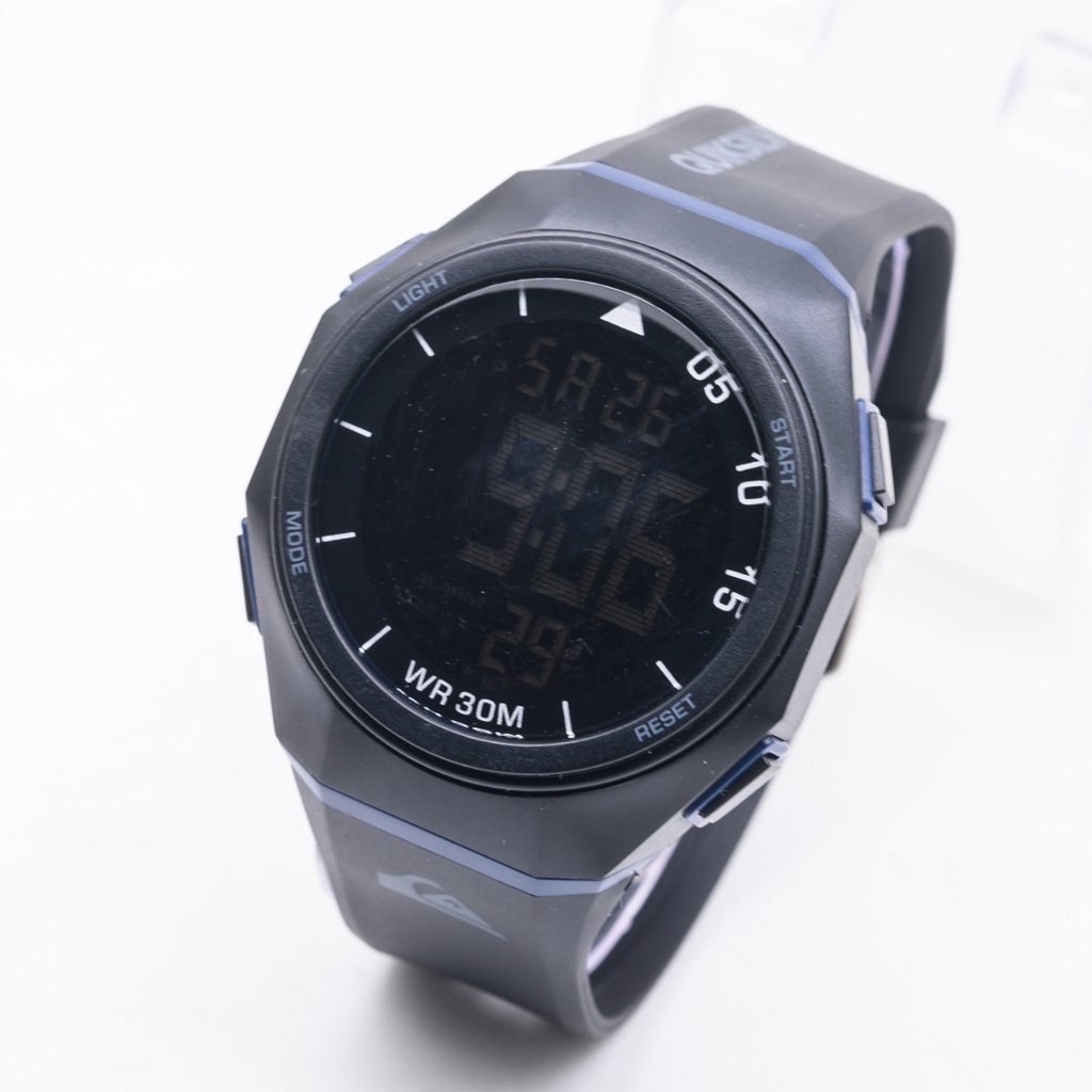 ORIGINAL JAM TANGAN PRIA QUIKSILVER DIGITAL RUBBER BULAT
