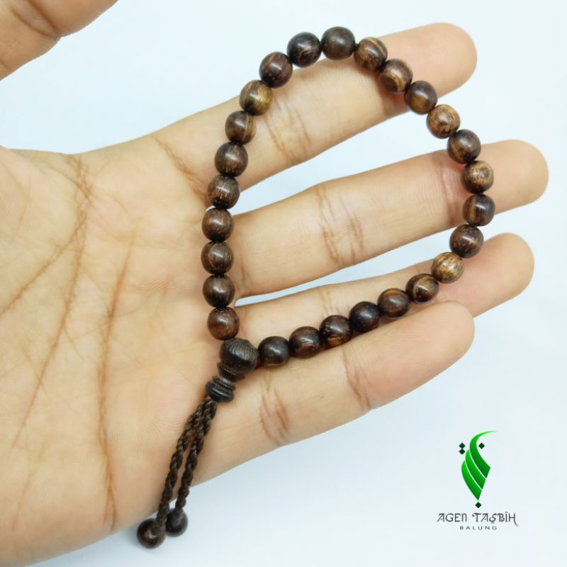 GELANG GALIH KAYU KELAMPIS HITAM ASLI SIZE 6MM KHAS KAYU LANGKA BERTUAH NUSANTARA