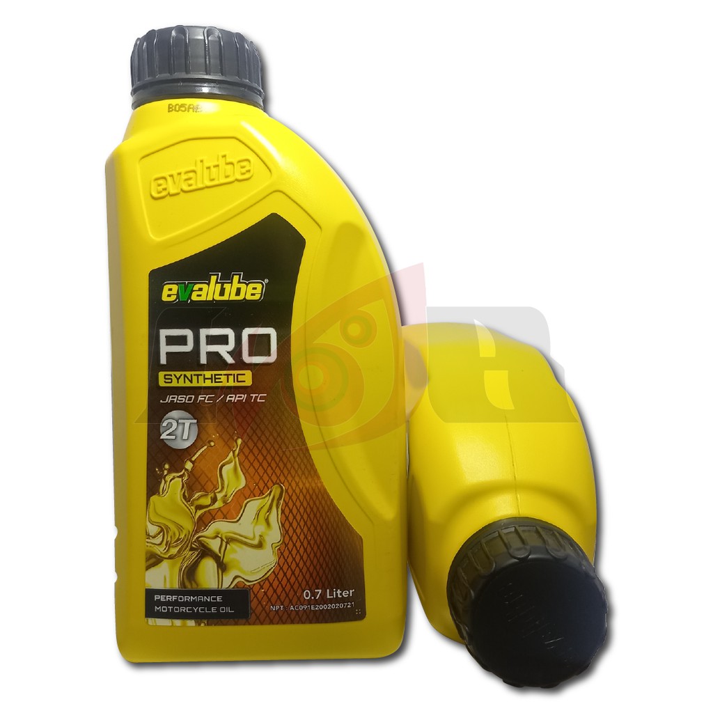 Evalube Pro Synthetic 2T Oli Samping Motor 2 Tax Botol Kuning 700ml