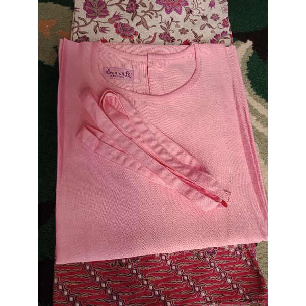 ATASAN KEBAYA BATWING TALI / KATALI KALILA BATWING modern kebaya jumbo kebaya batwing tali jumbo-DUSTY MUDA