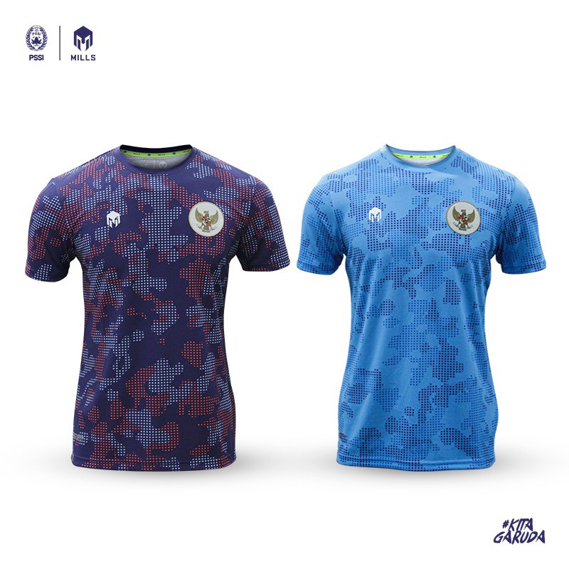 MILLS Timnas Indonesia Prematch Jersey Sepakbola Soccer 1026GR | Shopee