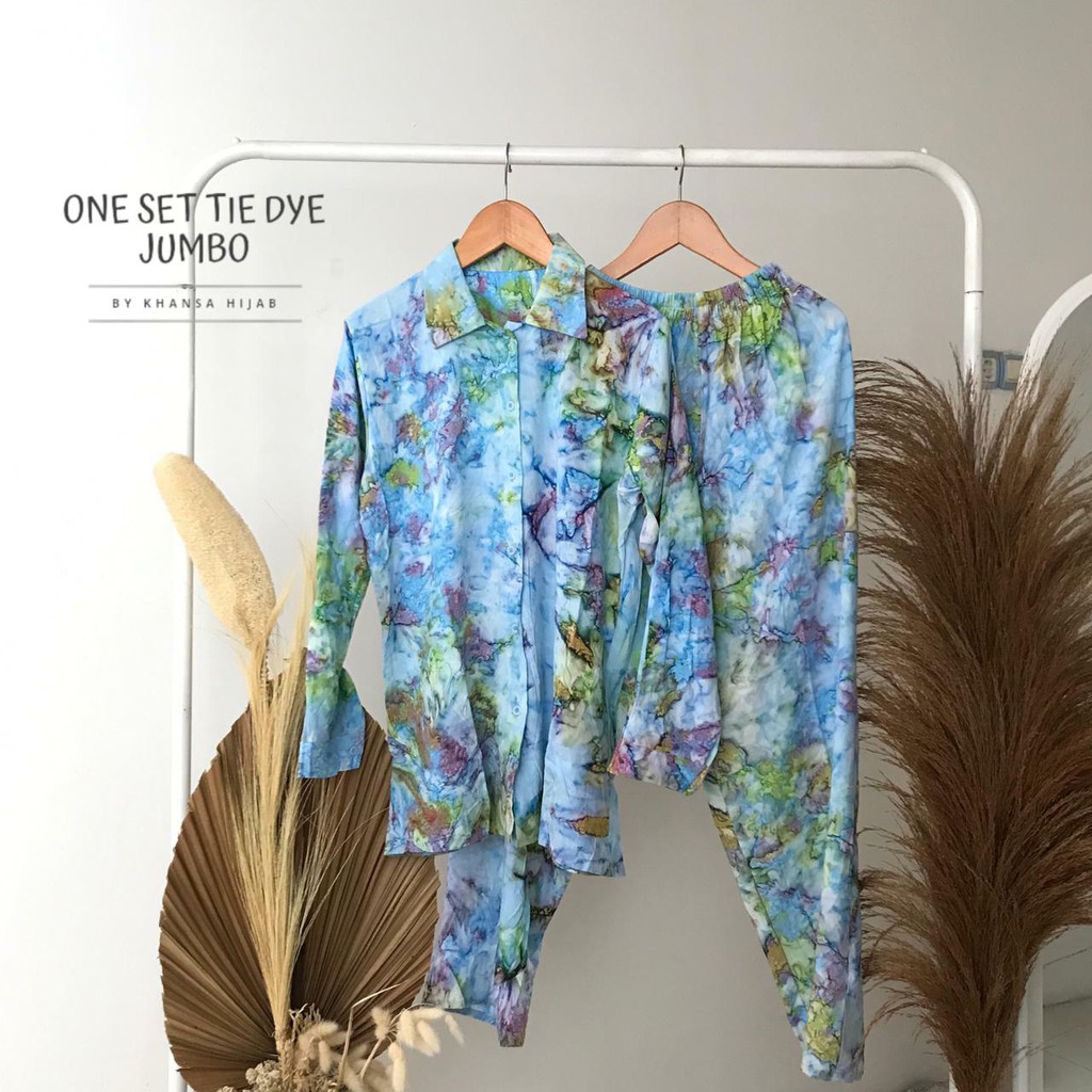 ONE SET TIE DYE JUMBO/SETELAN JUMBO/SETELAN TIE DYE JUMBO
