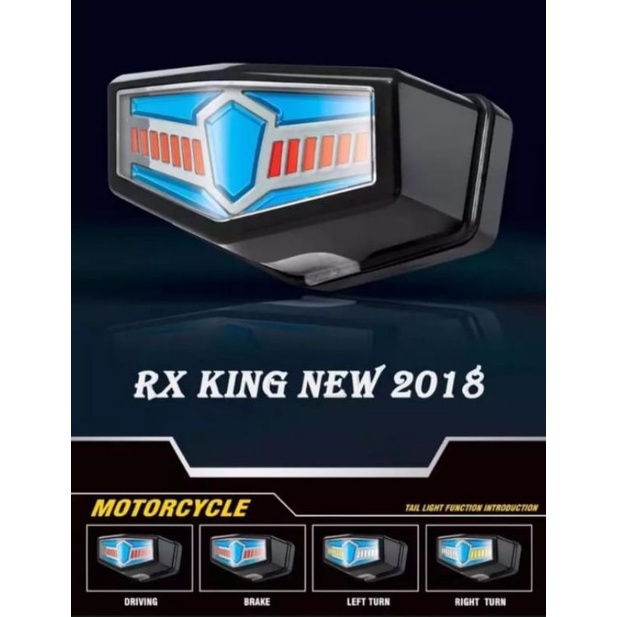 Lampu Stop Rx-King Led Transformers Model Baru