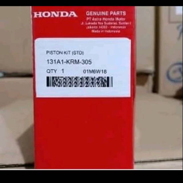 Piston kit set megapro monoshock ori Honda AHM