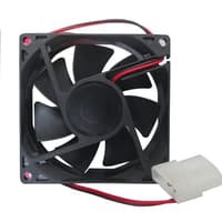 8B  FAN CASING CENTRO 8 CM HITAM BLACK