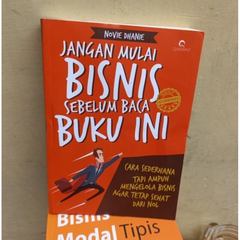 

BUKU JANGAN MULAI BISNIS SEBELUM BACA BUKU INI BY NOVIE DHANIE