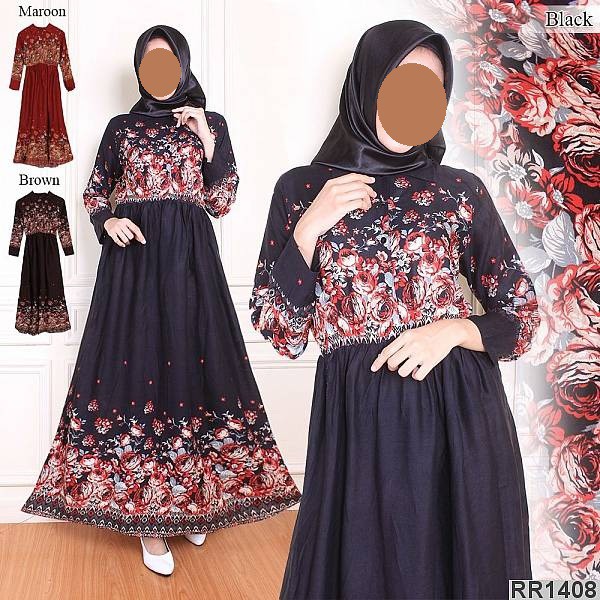 gamis katun bangkok / dress katun bangkok