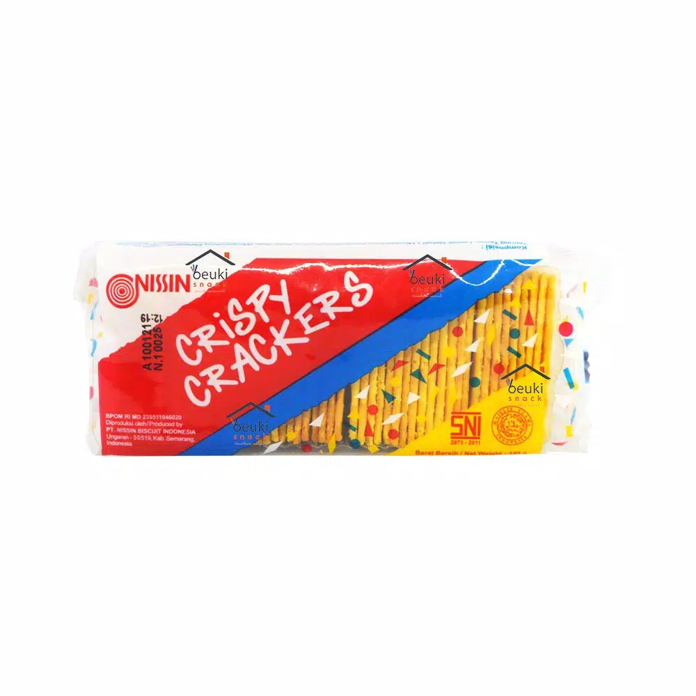 

PACK Nissin Crispy Crackers Original Kue Biskuit Crispy - 140gr