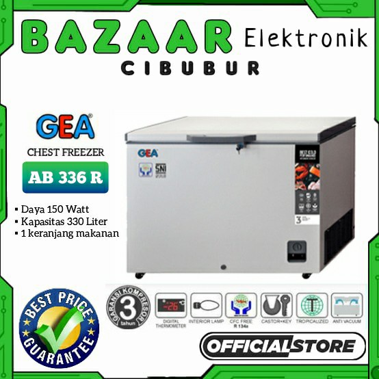 Dijual GEA CHEST FREEZER BOX 330 L AB336R  AB-336R  AB336 Limited
