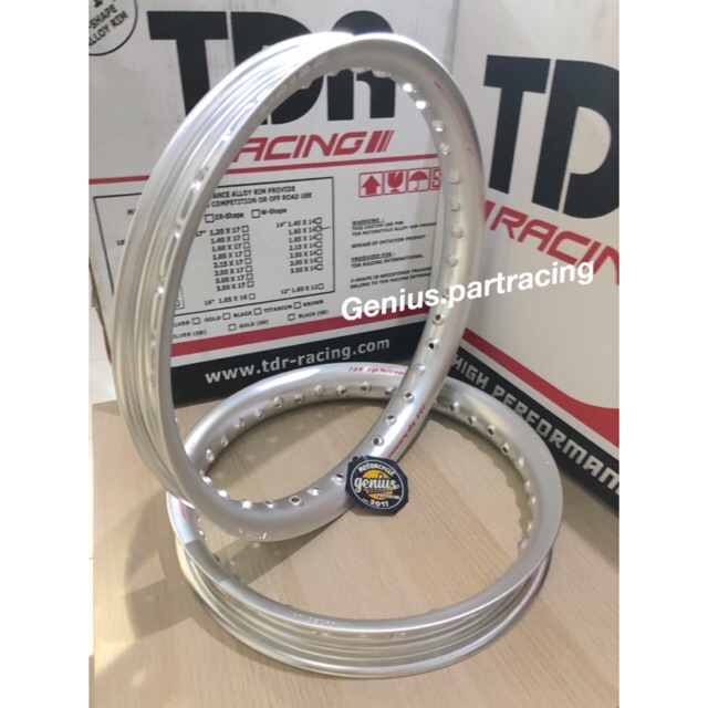 Velg TDR U Shape 160 Ring 14 Silver Series