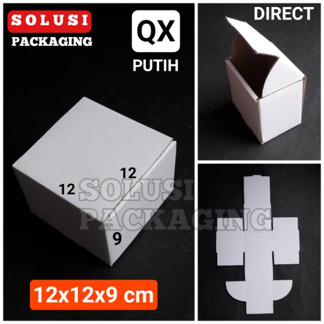 

isi 10 KARDUS 12X12X9 PUTIH tipe QX| KARDUS PACKING KARDUS POLOS KARDUS SEPATU KOTAK AKSESORIS DOS BOX