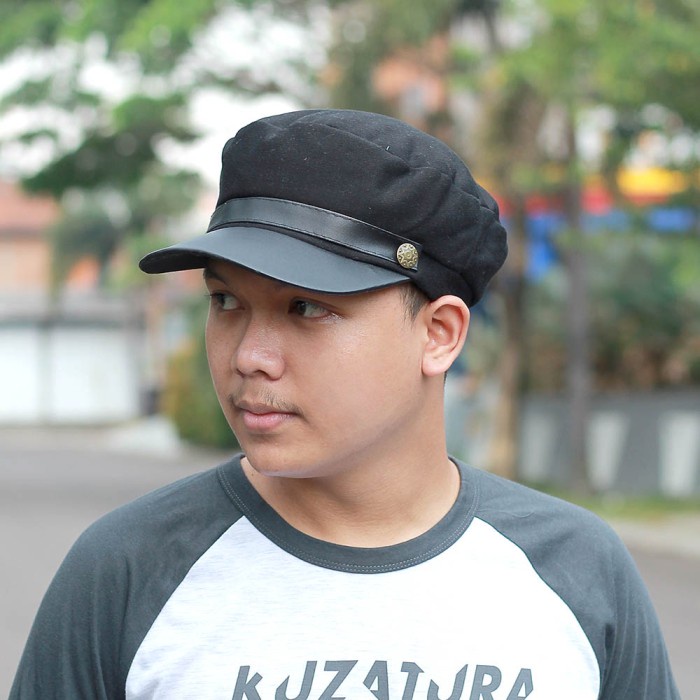topi wanita Baret Newsboy Oktagonal Retro Korea Pria Wanita KZS862 Rinterval G4R2 VIRAL topi cewek E