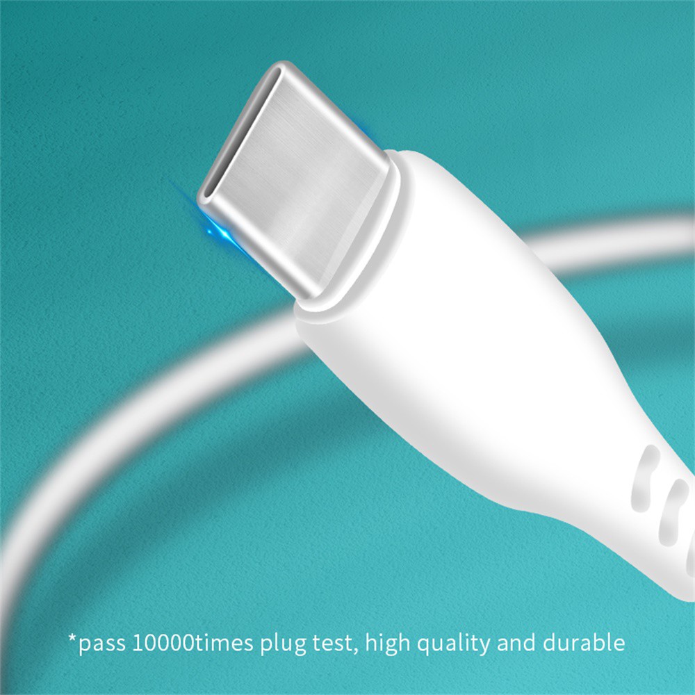 Kivee Kabel Data Android Type C USB 2.1A Fast Charging Samsung Xiaomi Vivo Oppo Sony 2m