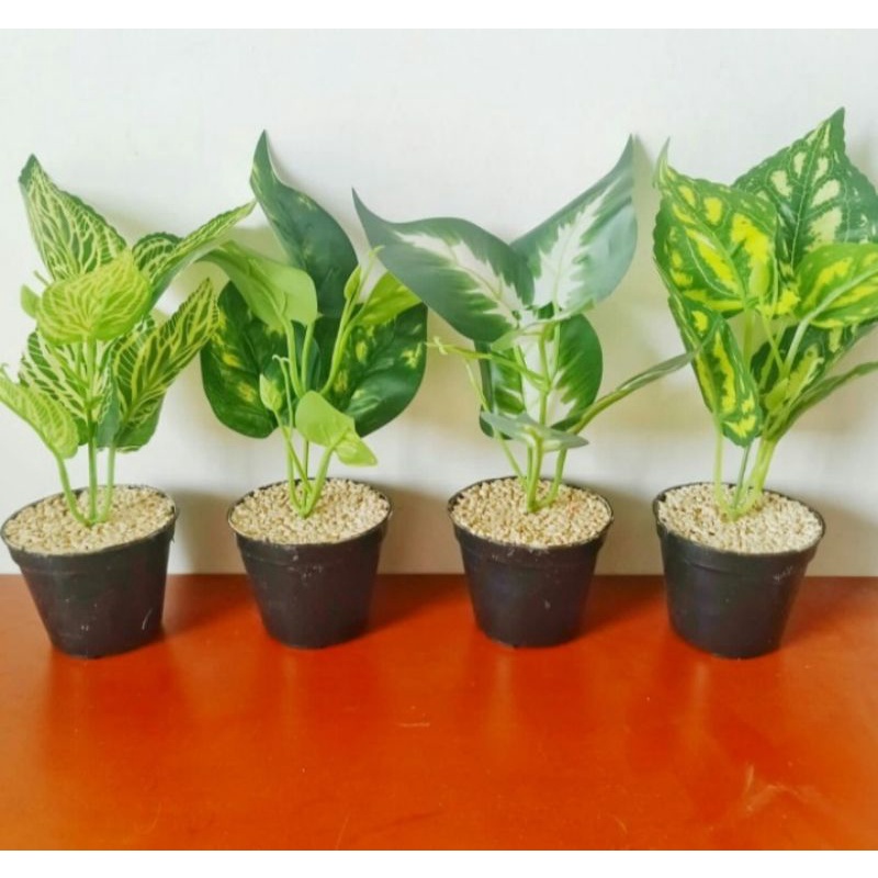 DAUN HIAS DAUN ARTIFICIAL BUNGA PLASTIK HIAS DEKORASI RUMAH