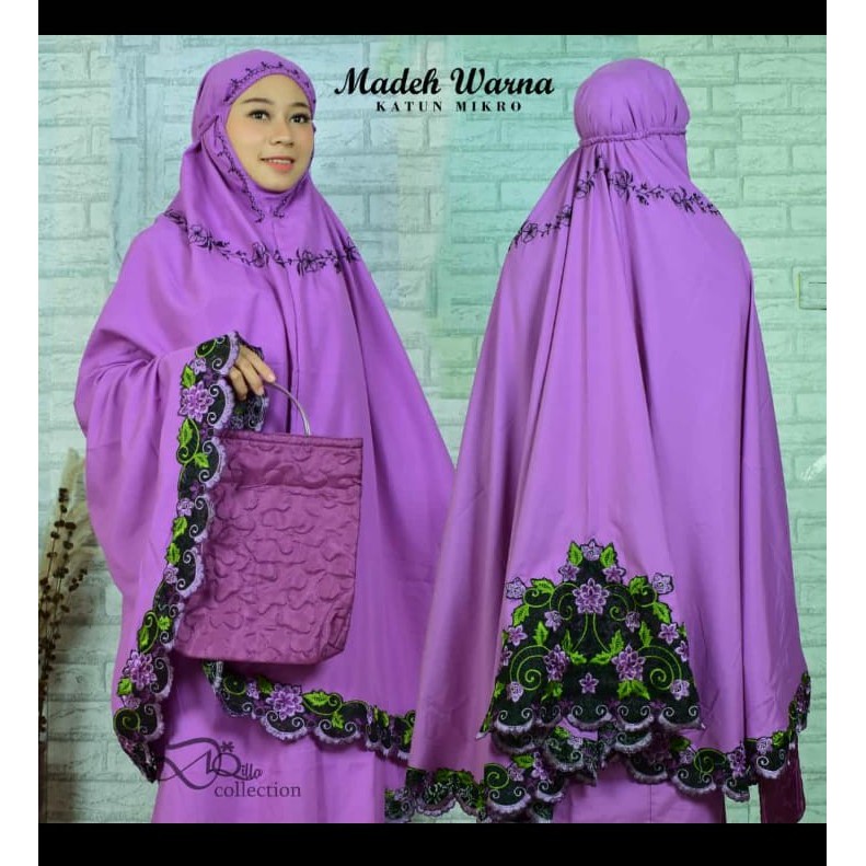 GIZA~MUKENAH NEW MAMADEDEHWARNA  FREE TAS CANTIK  DEWASA WANITA TERBARU 2020 MUKENAH MEWAH BISA COD