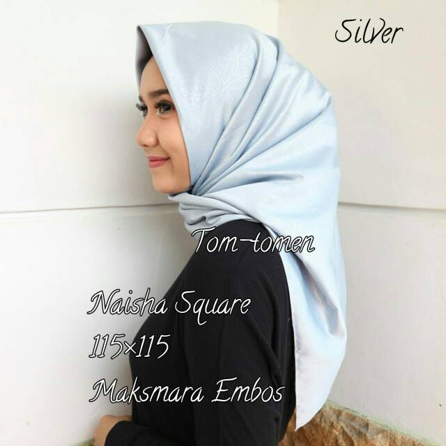 NAISHA SQUARE HIJAB SEGI EMPAT / SQUARE MOTIF / HIJAB MOTIF/SCARF MOTIF