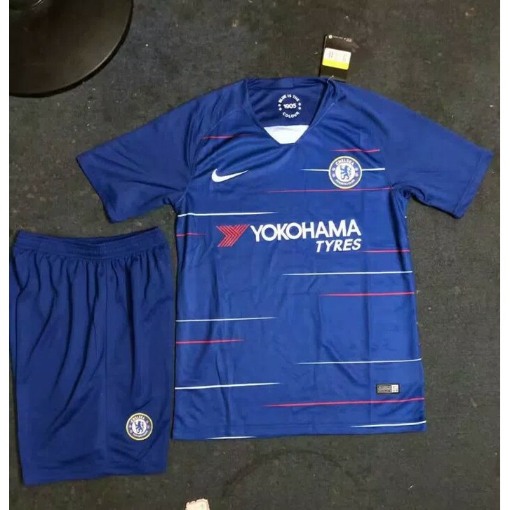 JERSEY BAJU BOLA ANAK CHELSEA HOME 2018 GRADE ORI
