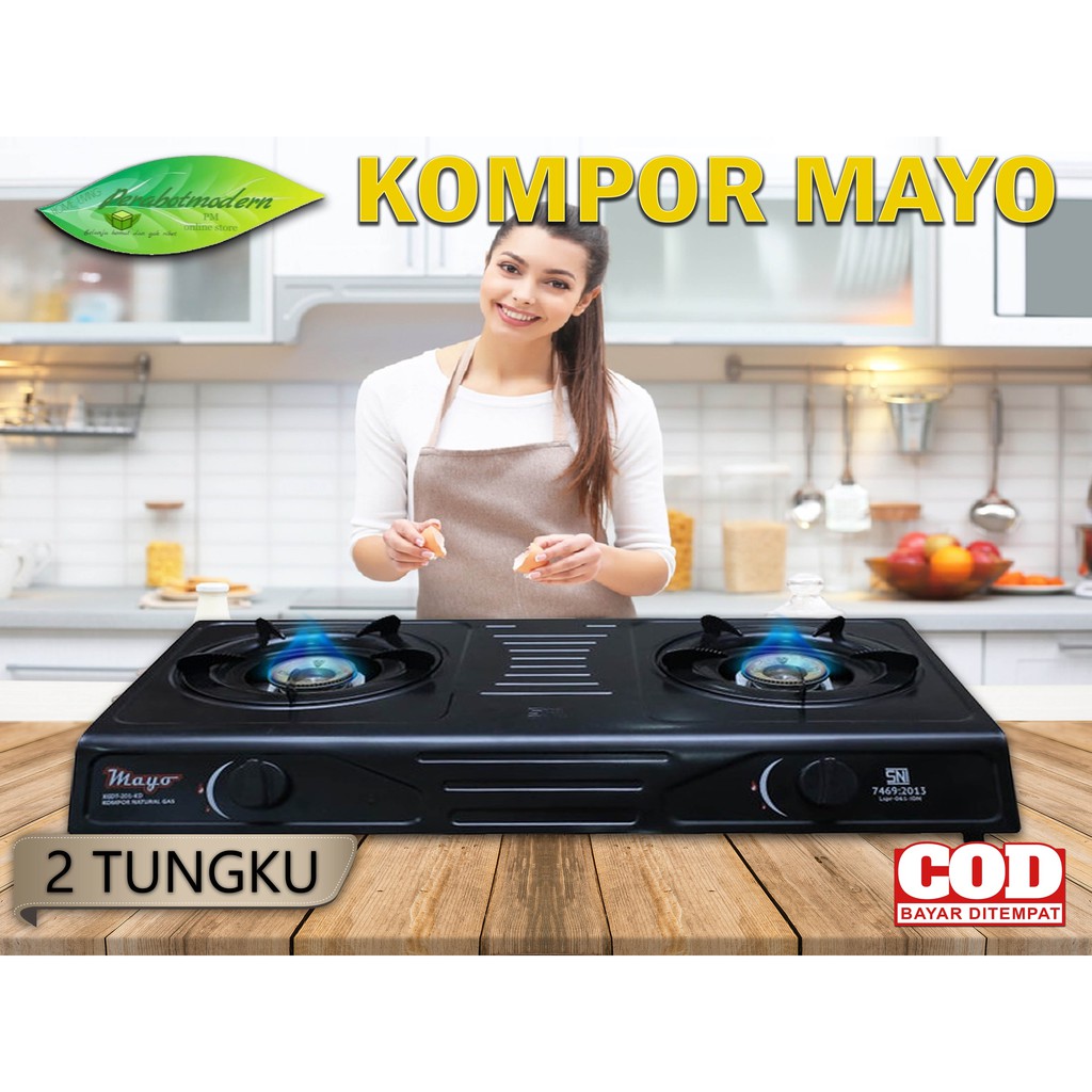 [ COD ] MAYO- Kompor Gas 2 Tungku SNI / Kompor ProGas 2 Tungku Standar SNI