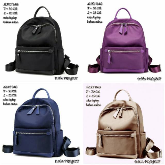 Backpack Mini - Tas Fashion Wanita Tas Ransel Cantik Tas Gendong Bagus Tas Kuliah Murah Bandung