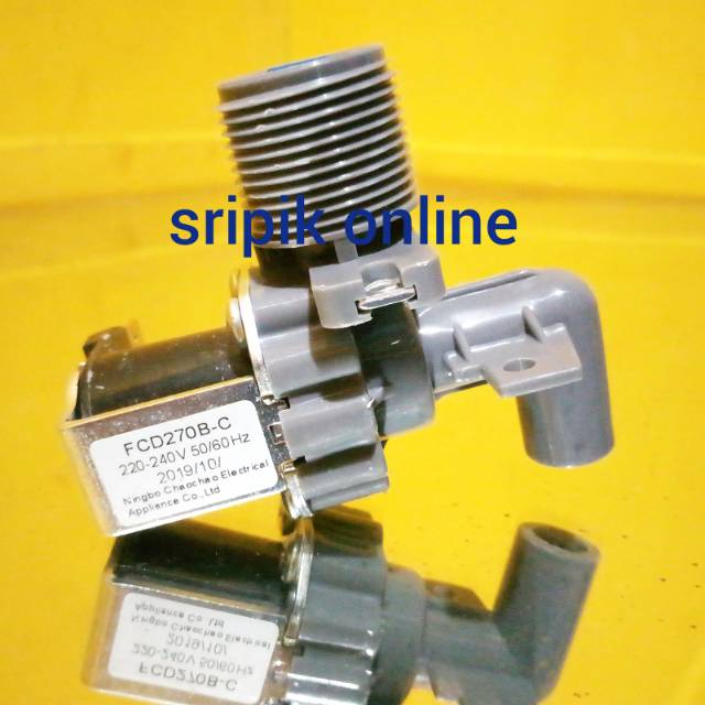 selenoid water inlet valve mesin cuci electrolux dll