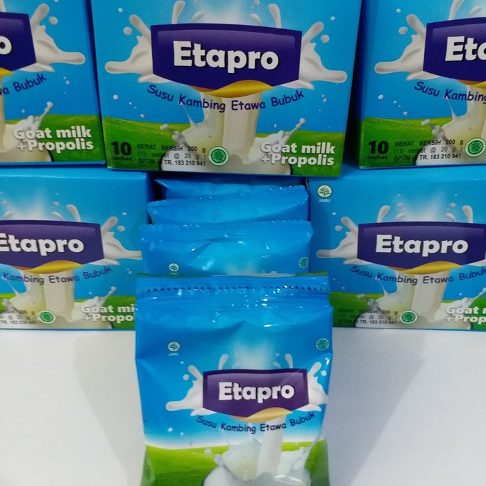 

Susu Kambing Etawa plus Propolis Bubuk ETAPRO Asli Original POM BPOM