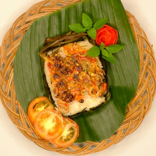 

Nasi Bakar Cumi Sambal Matah