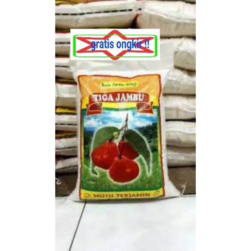 

Beras tiga jambu 10kg [beras bulat]