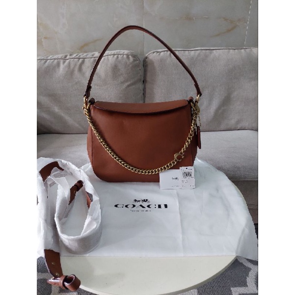 preloved tas coach ori signature chain hobo