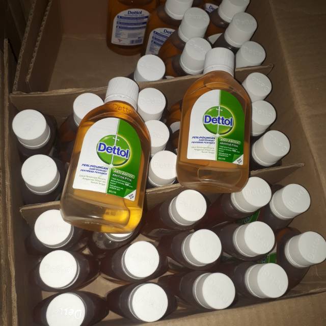 Dettol antiseptik , dettol antiseptic , dettol cair 95 ml